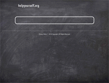 Tablet Screenshot of helpyourself.org